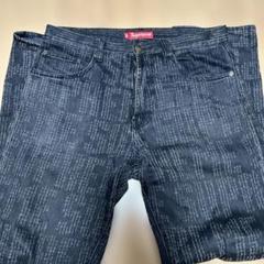 Supreme Distressed Loose Fit Selvedge Jean ディストレス