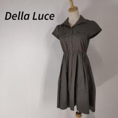 Della Luce /ルーチェ　シャツワンピース 半袖　おしゃれ　シンプル