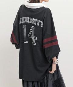 REMI RELIEF/レミ レリーフ】 HENLEY NECK PRINT TEE（Tシャツ