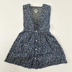 美品 bonjour diary dress ワンピース エプロン ドレス 4y