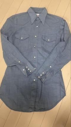Wrangler 70's アメリカ製　ラングラー シャンブレーウエスタンシャツ