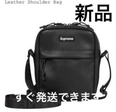 Supreme Leather Shoulder Bag "Black"のサムネイル