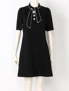 lilybrown candy stock◇フロントビジュー釦ミニワンピース