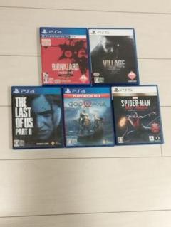 PS5、PS4のソフト ５本セット バイオ等