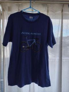 COLNAGO 自転車プリント Tシャツ 青