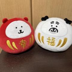 自分ツッコミくま　パグ　ダルマぬいぐるみセット。新品未開封。 Amazon.co.jp: 自分ツッコミくま だるま パグさん ナガノのくま