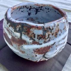 木戸貞昭／赤志野茶碗／昭41 木戸貞昭／穴窯はぶり志野／茶碗41 - メルカリ