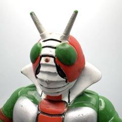 仮面ライダー旧V3 インブリスタービックサイズ非売品一体 2025年最新】ビッグサイズソフビ 仮面ライダー v3の人気アイテム