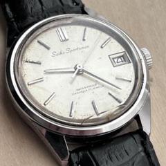 【稼働品】SEIKO Sportsman 6602-7030 手巻き　シルバーのサムネイル