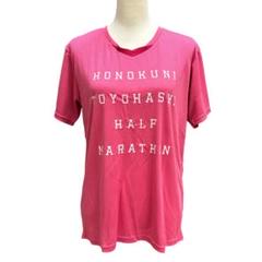 【BEAMS design】ピンク 超薄手 メッシュ 記念 半袖Tシャツ /M