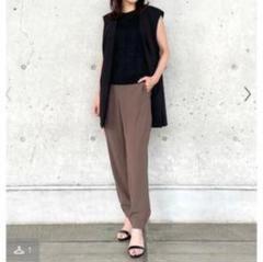 2023/2024 セオリー◆パウダークレープ　パンツスーツ　黒　トリアセテート Summer Wardrobe -Powder Crepe- | WOMEN（レディース）｜Theory