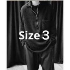 comoli 23AW 縮絨ウール ハーフジップシャツ COMOLI 縮絨ウール ハーフジップシャツ | 大阪心斎橋のメンズ
