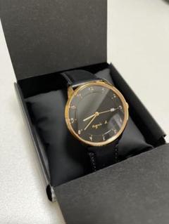 【新品】レア！agnès b. 限定品　腕時計 FBNJ001 ブラック agnes b.(アニエスべー)の通販 - TiCTAC - ヌーヴ・エイ
