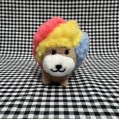 レア？！アフロ犬 ぬいぐるみ テクノ犬 大小2種 平成レトロ
