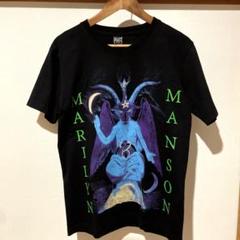 ❤️美品❤️マリリンマンソン バンドT M 五芒星 デビル パンク