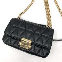 極美　 マイケルコース　レザー　キルティング　チェーン　トートバッグ　ロゴ MICHAEL KORS - MICHAEL KORS マイケルコース レザー チェーン