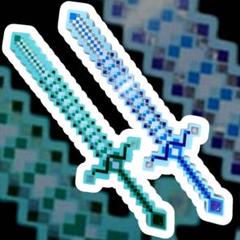[バラ売り可]　マイクラ風　光る　ダイヤの剣　まとめ売り ダイヤモンドの剣ルームライト– マイクラファン・ショップ