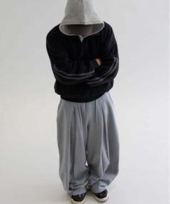 【EPNK】Vertical tuck sweat pants