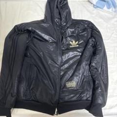 adidas CHILE62 ブラック フード付きジャケット - メルカリ