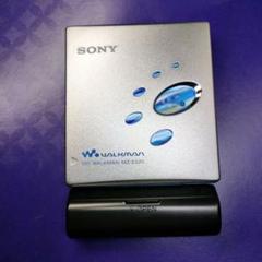 SONY MZ-E520 ポータブルMDプレーヤー 本体色シルバー Amazon.co.jp: ソニー MDウォークマン シルバー MZ-E520 S