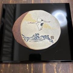 陶芸作家　久村俊英　長島焼　陶額　鶴 陶芸作家 久村俊英 長島焼 陶額 鶴 - メルカリ