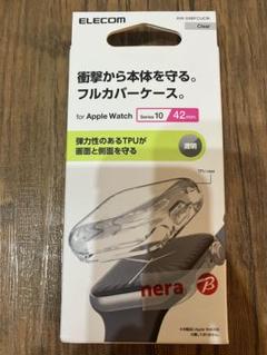 ELECOM Apple Watch 10 42mm ケース クリア