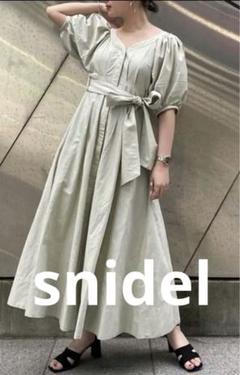 新品SNIDEL(スナイデル)コットンステッチワンピース snidel コットンステッチワンピース ミントグリーン - メルカリ