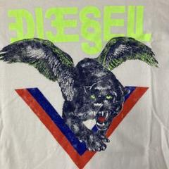 DIESEL ヴィンテージ加工 プリントTee XXL ホワイト