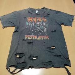 【セール】ダメージロックTシャツ ブラックL KISS 松村北斗 m26856773570_1.jpg?1748651674