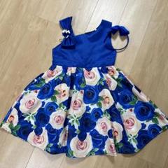 花柄ドレス カチューシャ付き　サイズ140