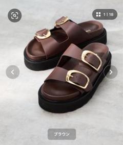 カミナンド　別注　ボリュームソールサンダル　厚底