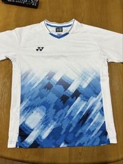 YONEX バドミントンウェア Lサイズ ホワイト/ブルー