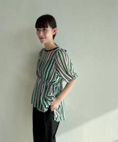 定価2.2万　Demi-Luxe BEAMS ストライプ サイズ38
