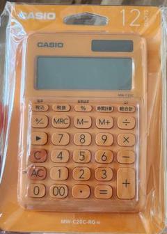 CASIO カラフル電卓 デザイン ミニジャストタイプ MW-C20C-RGのサムネイル