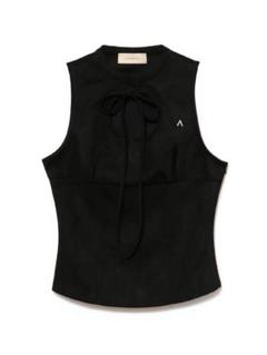 Retty silky tank Black