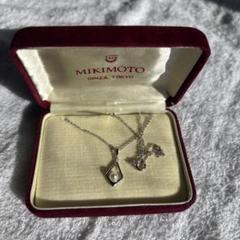 MIKIMOTO/ミキモト JAL ネックレス STERLING/スターリング ◎未使用品 ミキモト パールネックレス スターリングシルバー