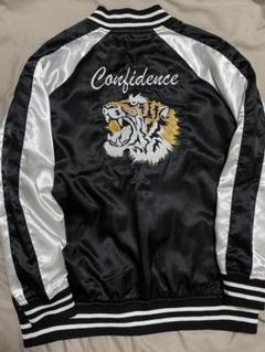 Route80 Tiger スカジャン 日本限定 虎 サテン unisex