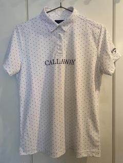 CALLAWAY ドット柄ポロシャツ