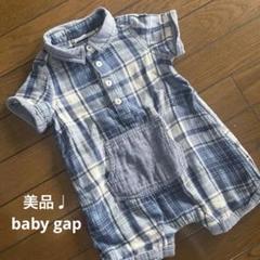 美品♩babyGAP チェックロンパース ◎