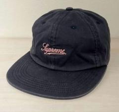 Supreme Script Logo 6-Panel Cap Navy