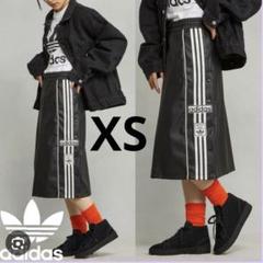 【お値下げ】【ほぼ新品】adidas アディブレイク フェイクレザースカート
