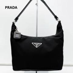 【鑑定済】PRADA プラダ ワンショルダーバッグ ハーフムーン 黒 ナイロン Prada - プラダ ムーン ナイロン＆レザーバッグ | HBX - ハイプ