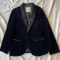 美品✨ZARA ザラ　タキシード　テーラードジャケット　襟サテン　ブラック ZARA - Zara タキシードタイプ襟のジャケット(ブラック)XSの通販