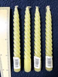 ツィストキャンドル型（２０cm）4本セット