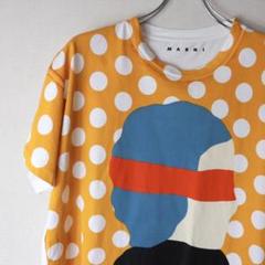 MARNI マルニ 総柄 半袖 アート Tシャツ レディース M