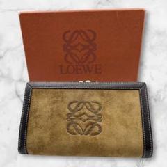 LOEWE 二つ折り財布 スエード レザー 2025年最新】ロエベ 二つ折り財布 スエードの人気アイテム