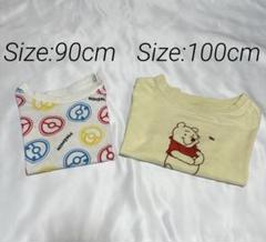 2点セット ベビー洋服 Tシャツ GU ディズニー ポケモン 訳あり