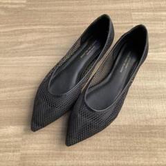 新品未使用 Mal. メッシュフラットシューズ　黒　24.0㎝ 11126-051.jpg?fitin=720:720