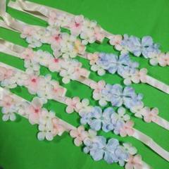 2．新品・未使用　ハンドメイド　トリミングチョーカー リボン 2種10本セットのサムネイル