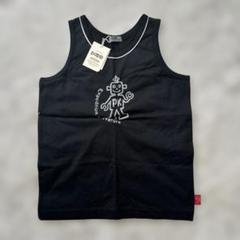 新品タグ付きpappタンクトップ140cm黒
